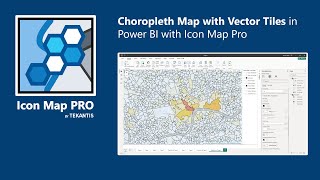 Creating a Choropleth Map bound to Vector Tiles with Icon Map Pro for Power BI [upl. by Risley]