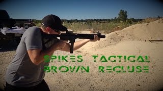 Spikes Tactical Brown Recluse  SBR Suppressed 9mm Review  Shooting  The Bullet Points [upl. by Attela]