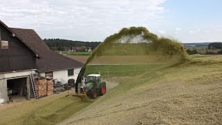 Maishäckseln mit Schneefräse 2015 auf dem Kögelhof [upl. by Sethi]