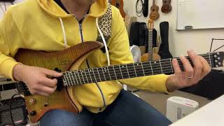 Jazz Guitar Walking Bass Giant StepsStrandberg Varberg [upl. by Bergeron456]