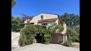 Maison à rénover à vendre à Mougins avec vue et à pied des commodités du Val [upl. by Gravante219]