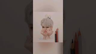 세븐틴 버논 색연필 그림 Seventeen Vernon colorpencil drawing [upl. by Aivat]