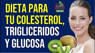 Dieta Para Bajar Colesterol Trigliceridos Y Glucosa [upl. by Assenaj189]