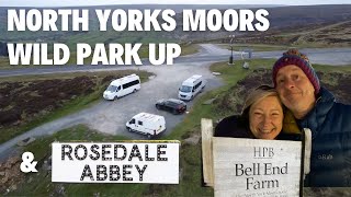 Vanlife North Yorkshire Moors wild park up amp Rosedale Abbey [upl. by Hamimej]