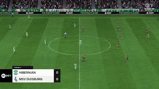 Hibernian vs MSV Duisburg 03072024 Club Friendlies EA FC 24 [upl. by Acire]