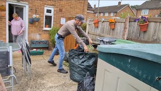 Started The Day With Garden Rubbish Removal Vlog 040824 [upl. by Llenyl]