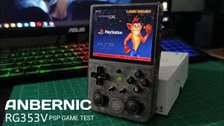 GAMING  ANBERNIC RG353V PSP GAME TEST [upl. by Oimetra248]