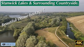 Stanwick Lakes amp Surrounding Countryside  DJI Mini 4 Pro [upl. by Eilac]