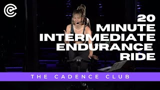 20 Minute Intermediate Endurance Ride [upl. by Ecyarg]