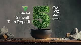 MyState Bank Term Deposit 5 12Month TVC [upl. by Gildus]