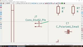 KiCAD8 Teil 6 ein erster Schaltplan [upl. by Trabue]