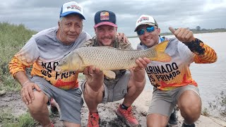 PESCA DE CARPAS EN CHIVILCOY CON PABLO DI SANTI 🎣 UNA LOCURA 🔥 [upl. by Careaga]