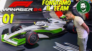 F1 Manager 2024  Gameplay ITA  NASCE UN NUOVO TEAM  01 [upl. by Oicangi]