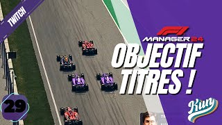 OBJECTIF TITRES   MyTeam Twitch Ep 29 Saison 2  F1 MANAGER 24 [upl. by Airrej423]