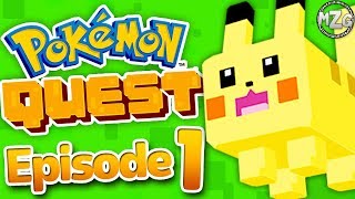 NEW POKEMON Game  Pokemon Quest Gameplay Walkthrough  Episode 1  World 1 Nintendo Switch [upl. by Yate279]