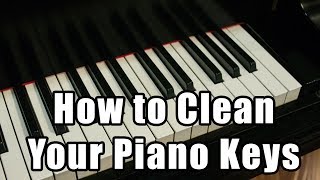 How to Clean Your Piano Keys [upl. by Parrie]