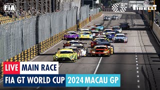 REPLAY  Main Race  FIA GT World Cup  Macau GP 2024 [upl. by Norita]