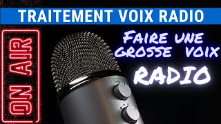 TUTO RADIO  Faire une voix habillage radio  Le traitement de la voix [upl. by Nealy959]