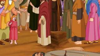 Jesus Heals The Paralysed Man Animation Video [upl. by Alihet]