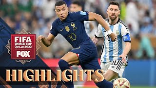 Argentina vs France Highlights  2022 FIFA World Cup Final [upl. by Bing]