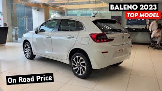 Baleno 2023 New Model  Maruti Suzuki Baleno 2023 Top Model Price  Full Details Review [upl. by Ardnasirk]