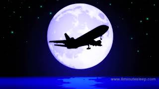 JETLINER NIGHT FLIGHT  Celestial Fans Check This Out  White Noise For Sleep [upl. by Doykos]