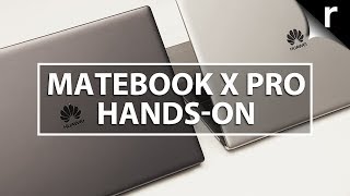 Huawei MateBook X Pro Handson Review Made to compete [upl. by Enialahs]