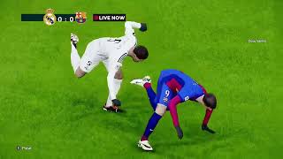 REAL MADRID X BARCELONA  GAMEPLAY PES 2021 [upl. by Bonina672]