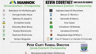 2021 Fermanagh Club Championships Draw [upl. by Yna]