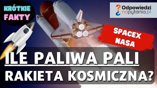 ILE PALI RAKIETA kosmiczna  min Falcon SpaceX NASA Saturn V [upl. by Arriet]