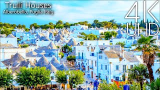 Alberobello Puglia Italy in 4K UHD Drone  Alberobello’s Trulli Houses [upl. by Dehnel616]