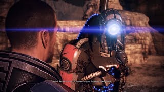 Mass Effect 3 Achieved Peach Between the Geth amp Quarian  Legions Death [upl. by Ariik]