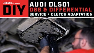 Audi DL501 S4S5S6S7RS5 DSG Service  Differential Service  VCDS Clutch Adaptation  DIY [upl. by Madison914]