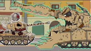 Devourer vs Parasite Cartoons About Tanks HomeAnimations [upl. by Hcab]