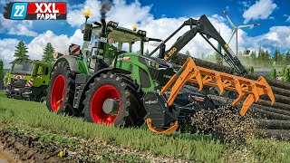 LS22 Der Wald muss weg Holz roden bis in die Nacht  XXL Farm 2 16  FARMING SIMULATOR 22 [upl. by Enilhtak951]