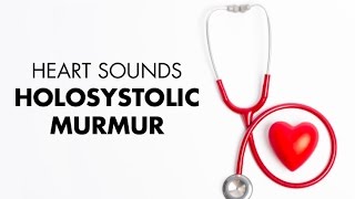 Holosystolic Murmur  Heart Sounds  MEDZCOOL [upl. by Merrick]