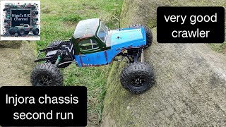 Injora chassis Rhinoesc second test at almscliffe crag [upl. by Nilyahs]