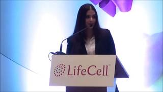 LifeCell  Endorsement of stem cell banking by Aishwaraya Rai Bachchan [upl. by Anilos542]