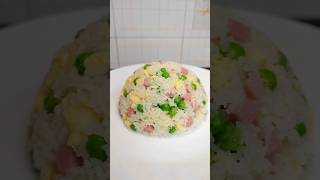 RISO ALLA CANTONESE✨ricettefacili ricetteveloci cookingvideo riso uova piselli shorts [upl. by Millur]