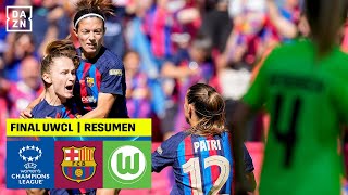 RESUMEN Y GOLES  FC Barcelona vs Wolfsburgo Final UEFA Women’s Champions League 2023 Español [upl. by Hoffmann757]