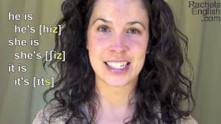 How to Pronounce Contractions American English Pronunciation [upl. by Aileek]