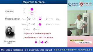 Majorana fermions in a quantum spin liquid [upl. by Neumeyer]