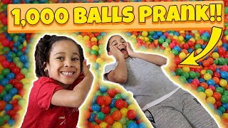 Ball Pit Prank on Big Brother Filled His Room [upl. by Subak]