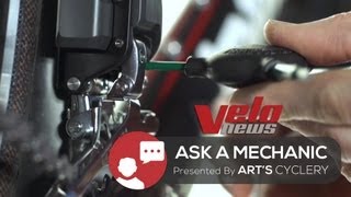 Ask a Mechanic How to Setup Di2 Front Derailleurs [upl. by Nage553]