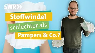 Wegwerfwindel vs Stoffwindel  was ist tatsächlich besser für die Umwelt I Ökochecker SWR [upl. by Marba970]