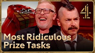 Mike Wozniak Gets A MOHAWK amp Other Bonkers Prize Tasks  Taskmaster  Channel 4 [upl. by Aled574]