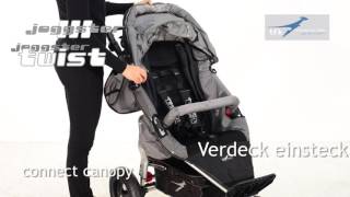 TFK Joggster and Joggster Twist Attaching the Pram Seat [upl. by Inafit223]