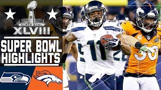 Super Bowl XLVIII Seahawks vs Broncos highlights [upl. by Indyc731]