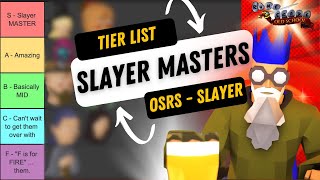 Ultimate Slayer Master Tier List  For Beginners to Slayer OSRS [upl. by Atikehs54]