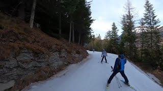 Piste Sainte Anne green La NormaValfrejus ski [upl. by Enelyaj]